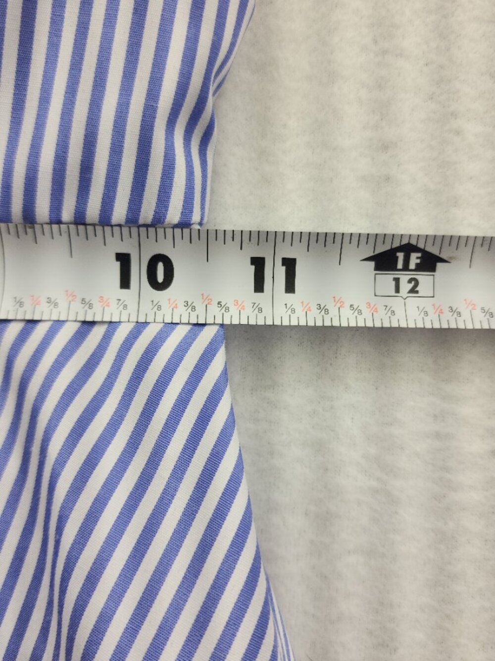 Girls Blue White Striped High Low Ruffle Maxi Dress Habitual Bow Sz L 14/16 - Picture 10 of 12